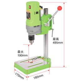 Boormachine Mini Bench Drilling 220V 710W For Wood Metal Electric 2800 Rpm Highspeed Drilling Machine Work Bench