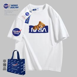 Nasa Designer Shirts t Shirt Street Casual Essentail Tshirt Loose Men Women Summer Luxury Shorts Tshirts Chest Print Tops Tees Essentiel T shirt Nasa t T shirt