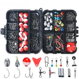 Accessories Fishing Tackle Kit Including Swivels Hooks Anti Tangle Sleeves Hook Stop Beads Boilie Bait Screw Carp Fishing Accessories Tools