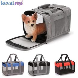 Carrier Pet Cat Carriers Portable Puppy Kitten Carrier Bag Breathable Outdoor Pet Transport Totebag Dog Travel Crossbody Bag Petsupplies