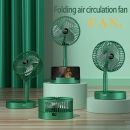 Fans Foldable Fan Portable Silencioso Floor Fan Ventilador Portatil Usb Rechargeable Third Gear Summer Table Desk Outdoor Camping Fan