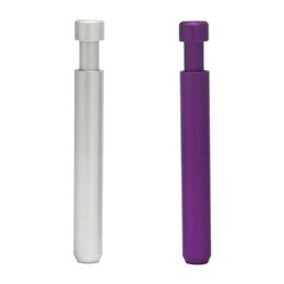 Big Colourful Aluminium Alloy Pipes Dry Herb Tobacco Digger Catcher Taster Bat One Hitter Smoking Portable Spring Easy Clean Innovative Handpipes Cigarette Holder