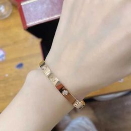 Designer charm Carter New Diamond 18K Rose Gold Full Bracelet for with Colourless 520 Valentine's Day Luxury