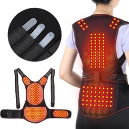 Massaging Neck Pillowws 118 Tourmaline Magnetic Therapy Self Heating Shoulder Wrap Back Posture Corrector Belt Neck Massager Brace Acupoint Stimulator 230617