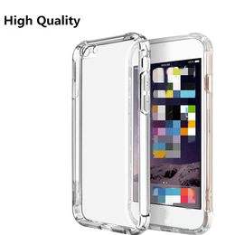Shockproof Crystal Soft TPU Cases for Iphone 14 13 12 Pro X XR XS MAX 8 6 7 plus Cover Clear Slim Silicone case Support Samsung S8 S9 S10 Edge Note 10