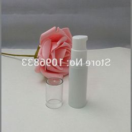 5ML White Airless Packing Bottles for Cosmetic Sample, 5G Lotion Pump Nozzle Airless Pump Bottle, 100pcs Viapi