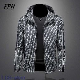 Men's Jackets Fph Coat Spring and Autumn European Station Fashion Brand Slim Fit Hooded Jacket 2023 High End Casual Wear