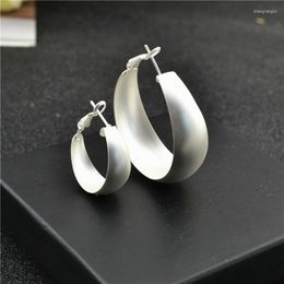 Hoop Earrings Big Circle Earring For Women Matte Rings Ear Wholesale Fashion Jewelry Accessories Princess Goddess Youth Ladies Earings