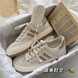 Boots Qweek Women 2021 White Korean Flat Casual Canvas Sports Shoes Sneakers Platform Autumn Running Spring Rubber Vulcanize Trainers