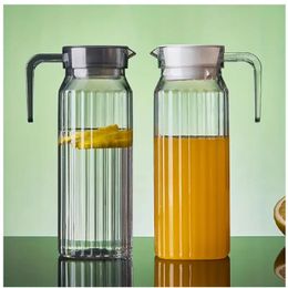 1pc, Cold Water Bottle, Plastic Water Kettle With Handle, Tie Kettle, Explosion-proof, Large Capacity Plastic Water Jug For Bar, Restaurant, And Home Use