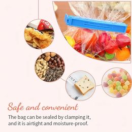 30pcs Closed Clips, Fresh-Keeping Bag Clips, Food Storage Clips, Suitable For Kitchen Storage Plastic Of Various Sizes And Colors, Kitchen Gadgets, Storage Clip