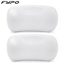 Pillows Fypo White SPA Bath Pillow Nonslip Bathtub Headrest Soft Waterproof Bath Pillows with Suction Cups Easy To Clean