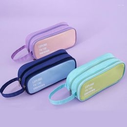 Pencil Case Large Capacity Cute Pouch School Pencilcases Korean Stationery Storage Bags Papeleria Kawaii Pen Box