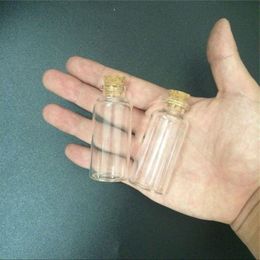 28*65*125mm 25ml Clear Glass Bottles With Cork Small Transparent Mini Empty Bottle Glass Vials Jars 24pcs Free Shipping Ppwks