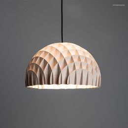 Chandeliers Led Art Chandelier Pendant Lamp Light Modern Wabi-Sabi Style Wood Lighting Living Dining Decor Loft Hanging Luminaire