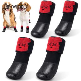 Shoes Benepaw Comfortable Small Dog Shoes Soft Waterproof Anti Slip Pet Boots Breathable Adjustable Puppy Booties Paw Protector