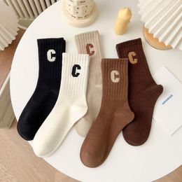 Sports Socks And Winter C Women's Tube Cotton Letter Autumn