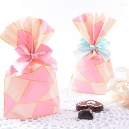 Gift Wrap 10Pcs Biscuit Baking Bags Handmade Cookie Storage Pouch For Wedding Birthday Party Kids Packaging(Without Ribbon)