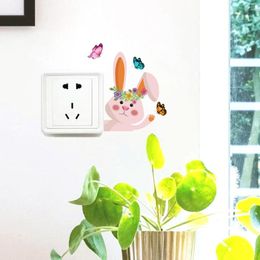 Wallpapers 12 15cm Easter Colour Butterfly Wall Stickers Switch Living Room Bedroom Study Decorative Ms024