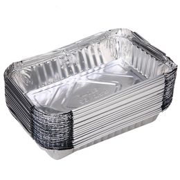 BBQ Tools Accessories 30x BBQ Aluminium Foil Grease Drip Pans Recyclable Grill Catch Tray Weber Outdoor For Indirect Cooking 19.5 x14.4x4cm 230617