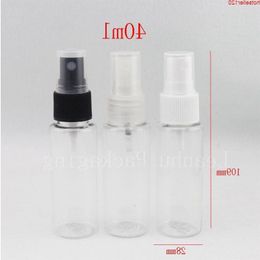 40ml X 50 transparent plastic sprayer bottles,40cc PET bottle spray,fine mist spray pump travel size bottles ,2 oz clear bottlehigh qua Wthj