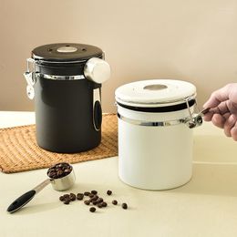 Storage Bottles Coffee Bean Sealed Can Stainless Steel Tank Fresh Tea Milk Powder Dry Fruit And Miscellaneous Grain