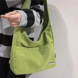 Evening Bags Women's Nylon Waterproof Shoulder Bag College Student Female Casual Solid Color