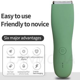 Epilator Body Trimmer for Men Pubic Electric Groyne Hair Trimmer Waterproof Ball Shaver Male Sensitive Private Parts Razor Sex Place 230617