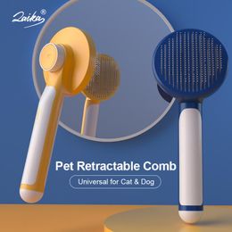 Grooming Laika Cat Comb Dog Brush Pet Hair Remover Puppy Dogs Self Cleaning Slicker Brushes Cats Massage Needle Combs Hair Grooming Tools