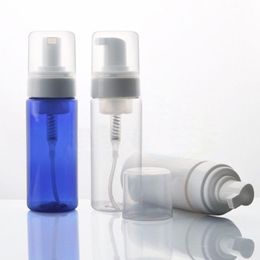 Free Shipping 25pcs/lot 150ml 5oz empty white clear blue plastic Cosmetics Soap Foam pump Bottle Foam Dispenser Bottle Plqdv