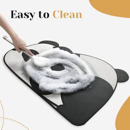 Mats Bath Mat Super Absorbent Foot Mat Non Slip Diatom Mud Bathroom Rug Drying Bath Carpet Kitchen Entrance Door Mats Floor Mat