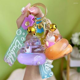 Keychains Oil Poop Keychain Hanging Gifts Pendants Shape Ring Keyring Charm Cute Backpack Holder