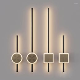 Wall Lamps Kitchen Decor For Reading Modern Finishes Dorm Room Long Sconces Waterproof Lighting Bathroom