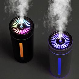 Essential Oils Diffusers Portable 300ml Ultrasonic Humidifier Wireless Car Air Freshener Mist Maker Fogger With Light Home Aroma Diffuser Dropship 230617