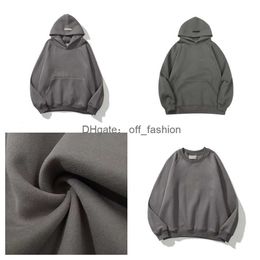 Mens Hoodies Ess Printed Stand Collar Fashion Designer Hoodie FOG Designer Hooded Plus Fleece Pullover Sweatshirt Clothing