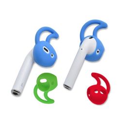 Silicone Earhook For Air pods 2 Earphone Accessories Anti-Lost Ear Hooks Loops Headphone Kits Replacement Parts Eargels Eartips Caps