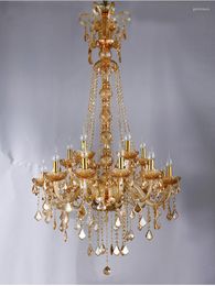 Chandeliers Modern Chandelier Staircase Candle Crystal Fixture Lighting Stairs Long Hanging