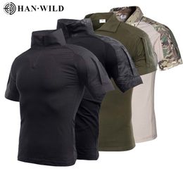 Other Sporting Goods Military Camo Shirts Tees Mens Outdoor Airsoft Tactical Combat Shirt Hunting Clothes Tops Workout Clothing Army T Shirt Hiking 230617