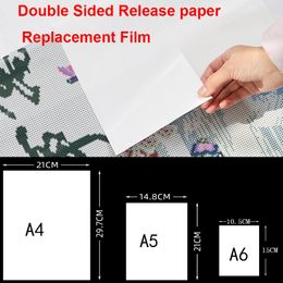 Stitch Diamond Painting Tool Protective Film Diamond Embroidery Doublesided Release Paper Antidirty Replacing Plastic Film A4/a5/a6