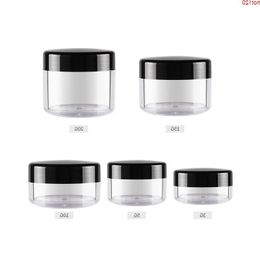 100pcs 3g /5g/10g/15g/20g small Empty Cosmetic Refillable jar Plastic Eyeshadow Makeup Face Cream Jar Pot Container Bottlegood qty Sbngf