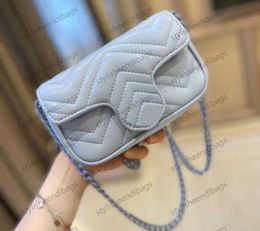 stylisheendibags Designers Shoulder CrossBody bag 18CM Genuine Leather Macaron Colour Calfskin Purses Crossbody Bag Classic Chain Quilted Ladies Clutch Handbags