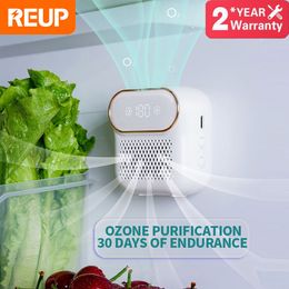 Essential Oils Diffusers Refrigerator Deodorising Steriliser Household Kitchen Ozone Generator Air Purifier Keeping Fresh Rechargeable Deodorant 230617