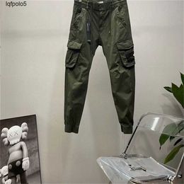 Mens Stones Patches Island Vintage Cargo Pants Designer Big Pocket Overalls Trousers Track Pant Sweaterpants Leggings Long Sports Trousersmbka CWFW CWFW