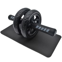 Ab Rollers Great-Quality Abs Roller Fitness Equipment 15cm Mute Non-slip Double-Wheel Abdominal Wheel Exercise Ab Work Out Gym Muscle 230617