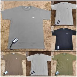 Men's T-shirts Mens Six Colors Summer the Dye t Shirt Men Women Quality Classic Flocked Box Tee Oversize Short Sleeve Cd