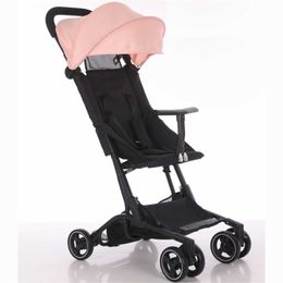 High Landscape Stroller That Can Lie Down and Sit On, Baby Light Children's Stroller, Car Pushchair pram with carry cot