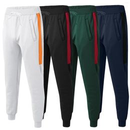 Active Pants Sweatpant Men Spring And Winter Drawstring Colour Matching Trousers Fitness Gym Sports Running Jogging Training Track