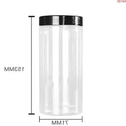 20pcs 500ml empty transparent round plastic display pot clear cosmetic cream jar balm container sample packaginggood qty Msrjt