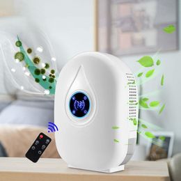 Appliances Lcd Dry Dehumidifier Semiconductor Mini Portable Moisture Home Barthroom Absorber Cabinet Low Noise Remote Control Air Dryer