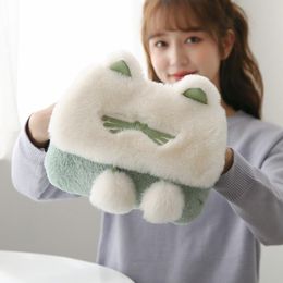 Animals Hot Water Bottle Charging Warm Treasure Explosionproof Cute Warm Water Bag Hand Warmer Plush Cat Girl Heart Cartoon Winter